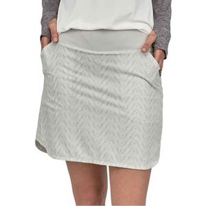 Patagonia UPF 50+ Skort Lightweight Stretch Quick Dry Water Resistant Grey